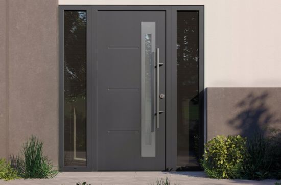 Алюминиевые двери для загородного дома