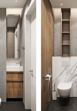 Дизайн ванной и туалета раздельно