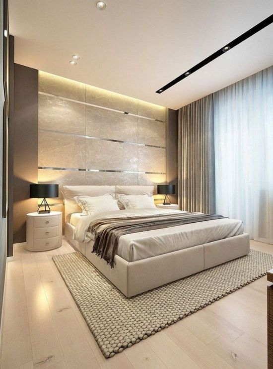Дизайн модный спальни