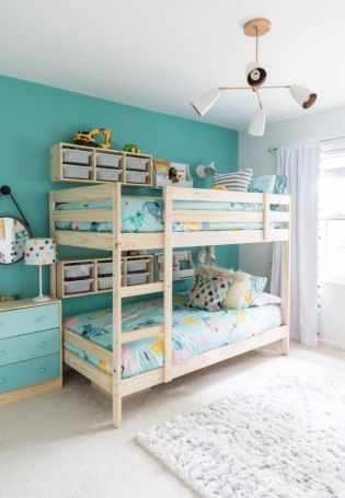 Двухъярусная кровать для разнополых детей