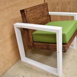 Деревянное кресло кровать