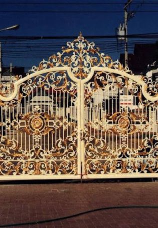Самые красивые кованые ворота