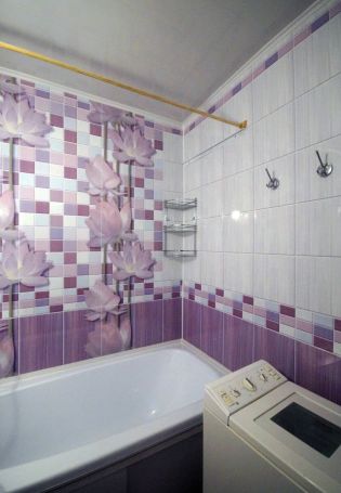 Стеновые панели для ванной комнаты под плитку