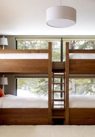 Двухэтажная кровать двухместная