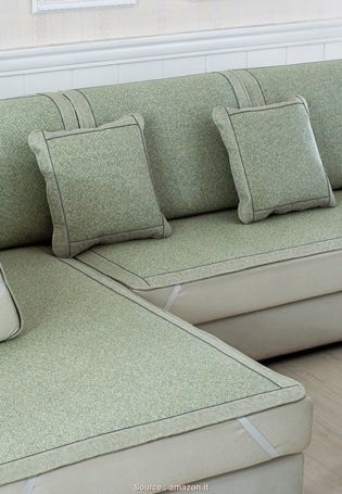 Угловой диван без подушек на спинке