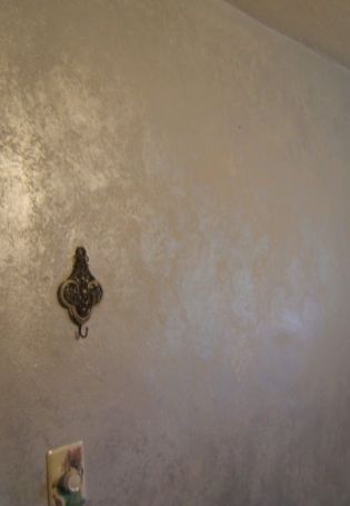 Декоративная штукатурка с блестками для стен