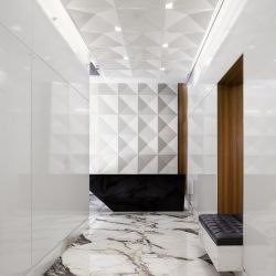 Мраморный пол в коридоре современный дизайн