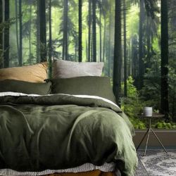 Фотообои лес в спальне