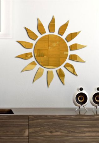 Декор на стену солнце с лучами