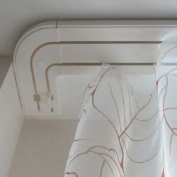 Карниз для ванной в натяжной потолок