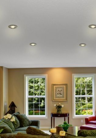 Точечные светильники для натяжных потолков дизайн