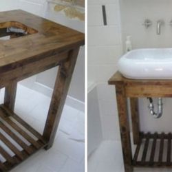 Столик под раковину в ванную