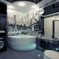 Дизайнерский ремонт в ванной
