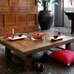 Японские столы в полу