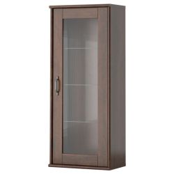 Подвесной шкаф со стеклянными дверцами