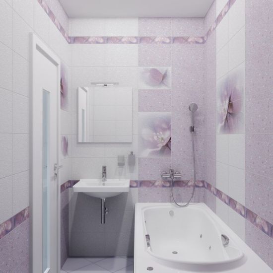 Плитка лилия для ванной