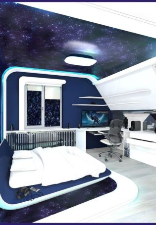 Кровать космический корабль