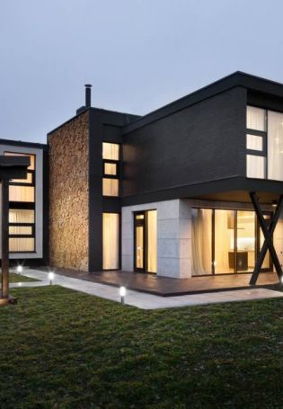 Современный жилой дом архитектура