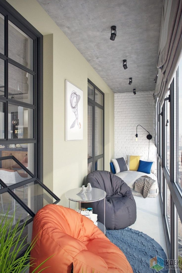 Балкон лофт 3м