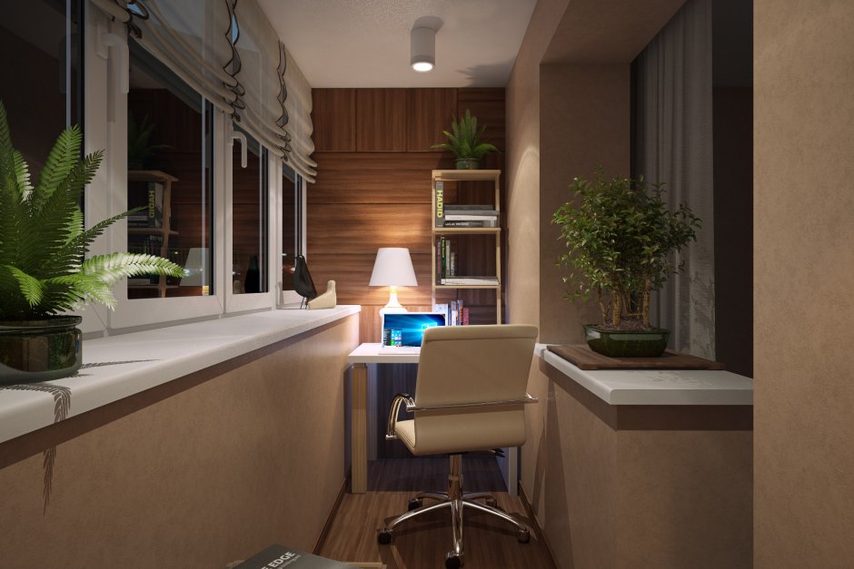 Кабинет на лоджии