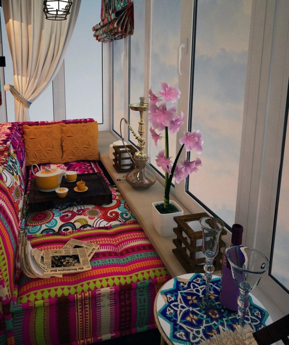 Открытый балкон