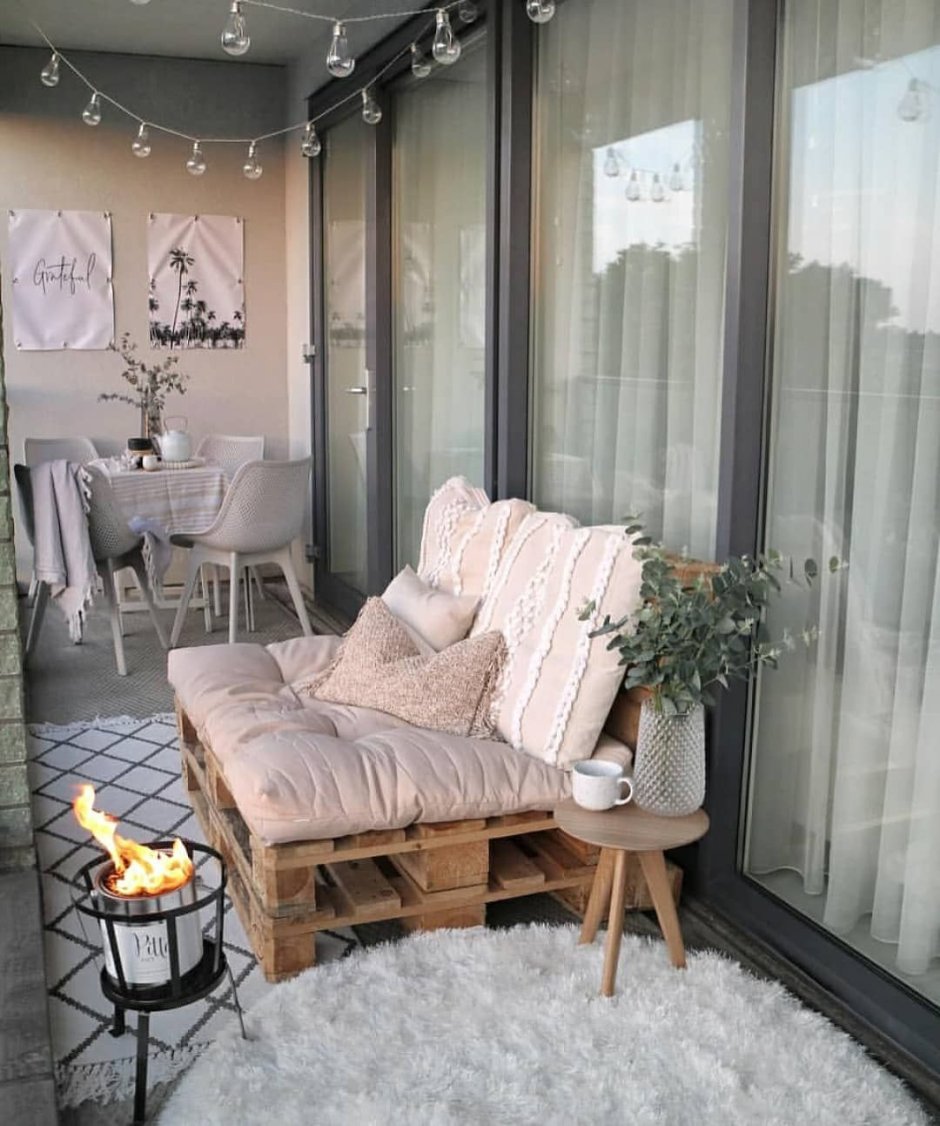 Обустройство балкона