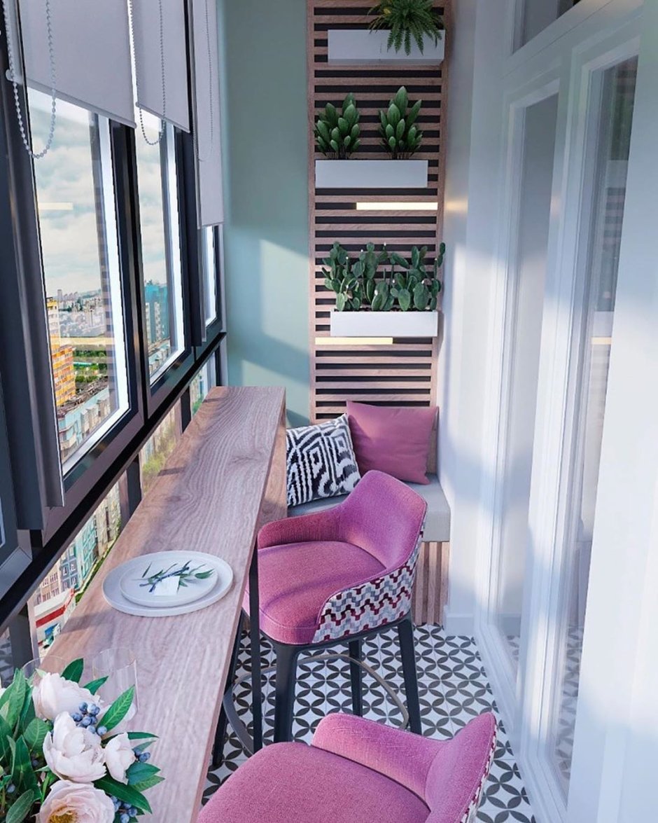 Обустройство балкона