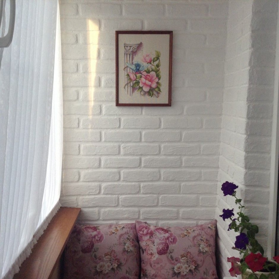 Интерьер балкона