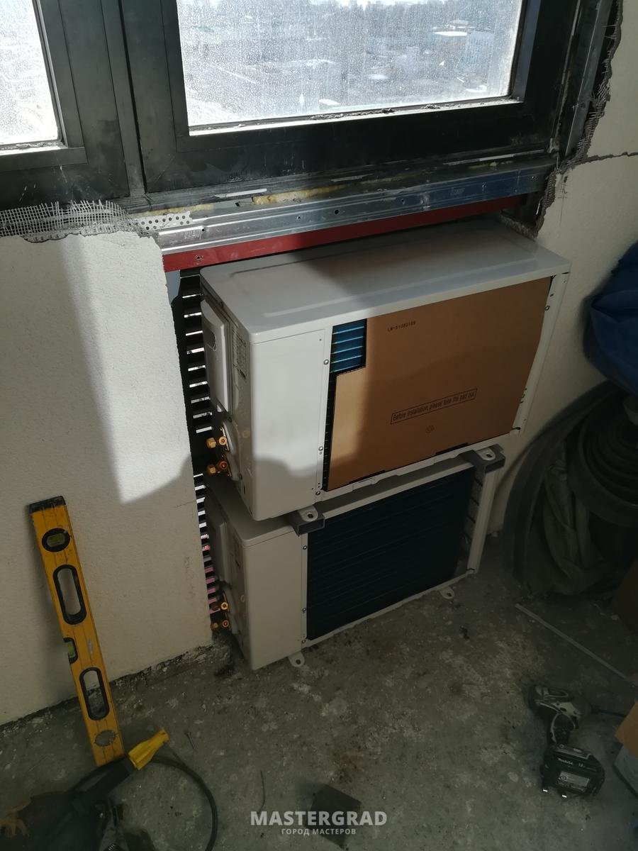 Решетка для кондиционера на балконе