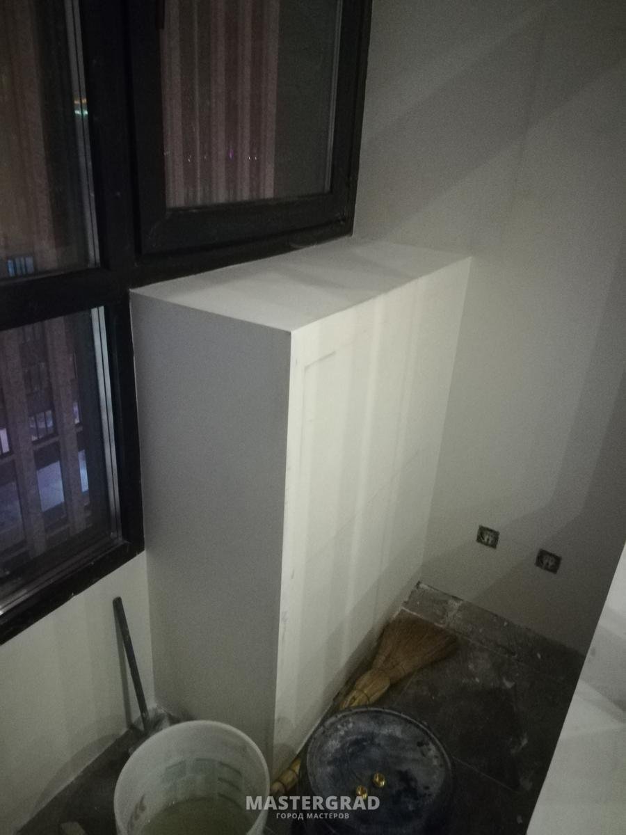 Короб для кондиционера на лоджии