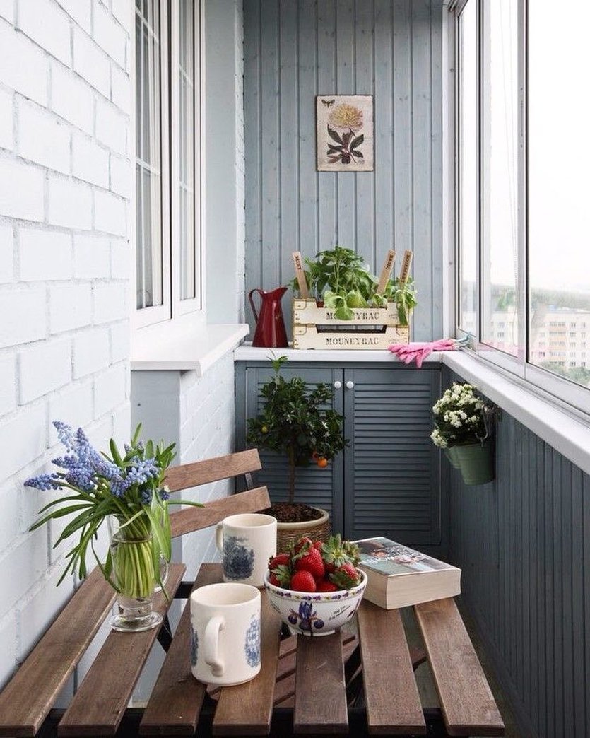 Освещение на балконе