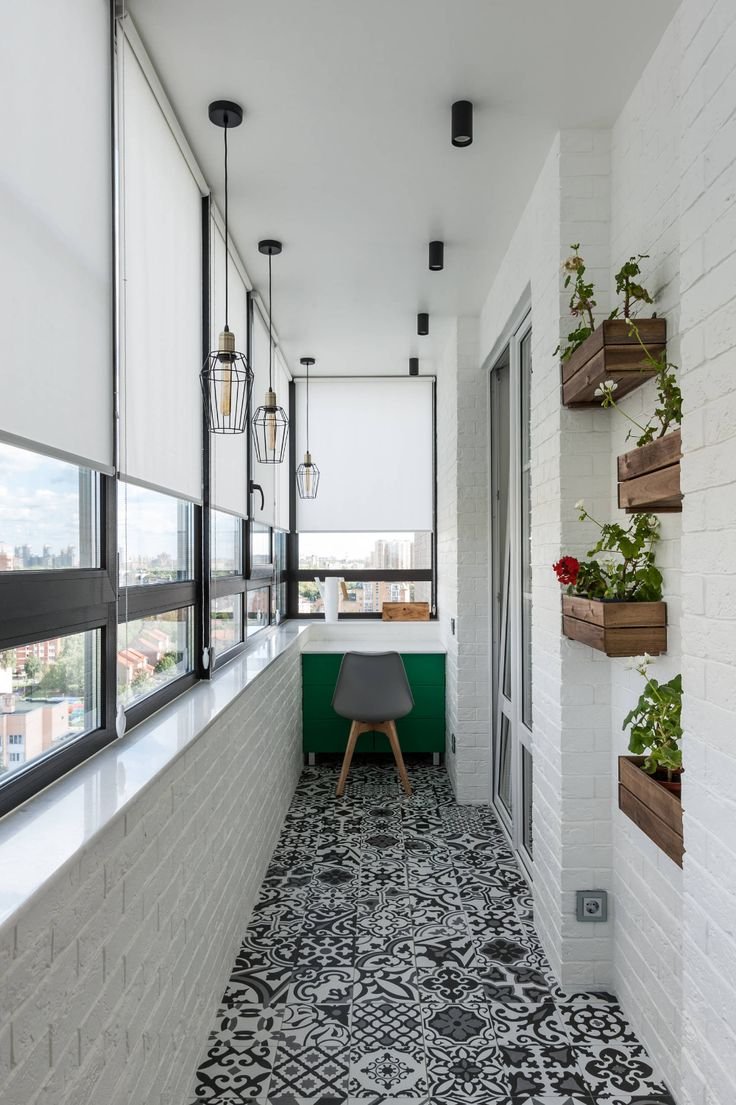 Освещение на лоджии