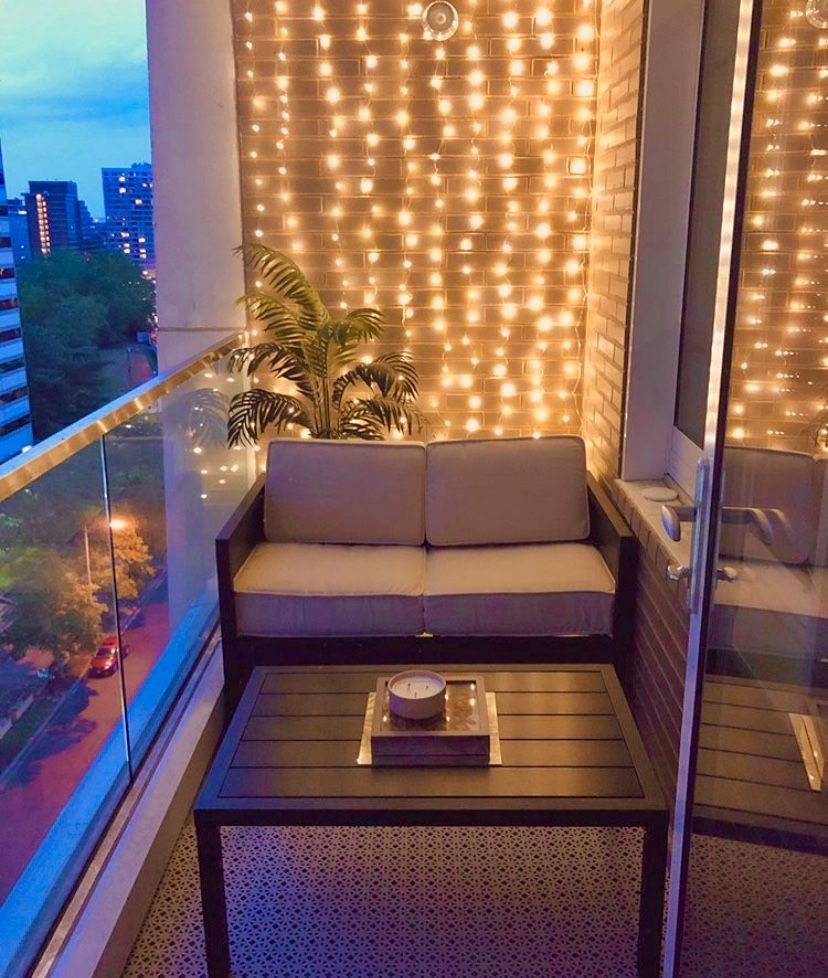 Освещение на лоджии