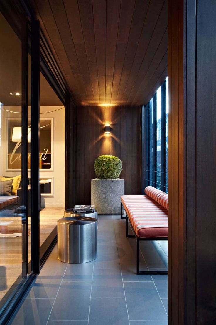 Освещение на балконе