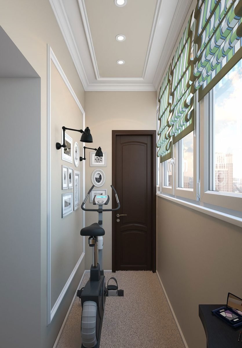 Освещение балкона лоджии