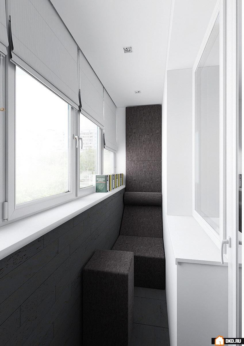 Интерьер лоджии 6 метров