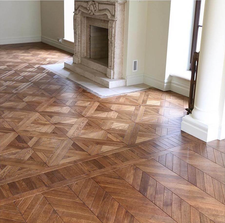 Модульный паркет в интерьере