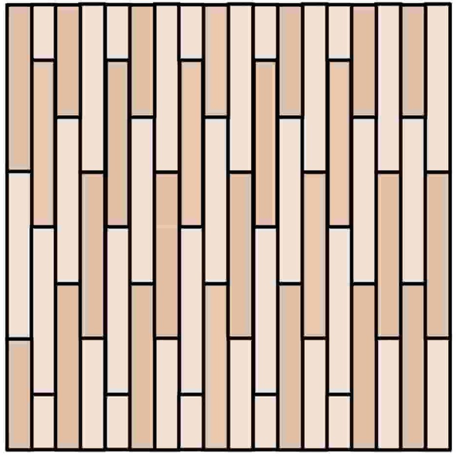 Раскладка со смещением 1/3
