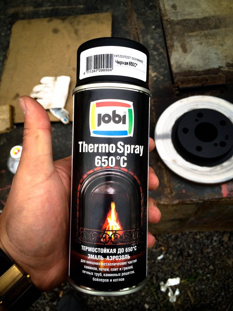 Краска огнеупорная по металлу для печей