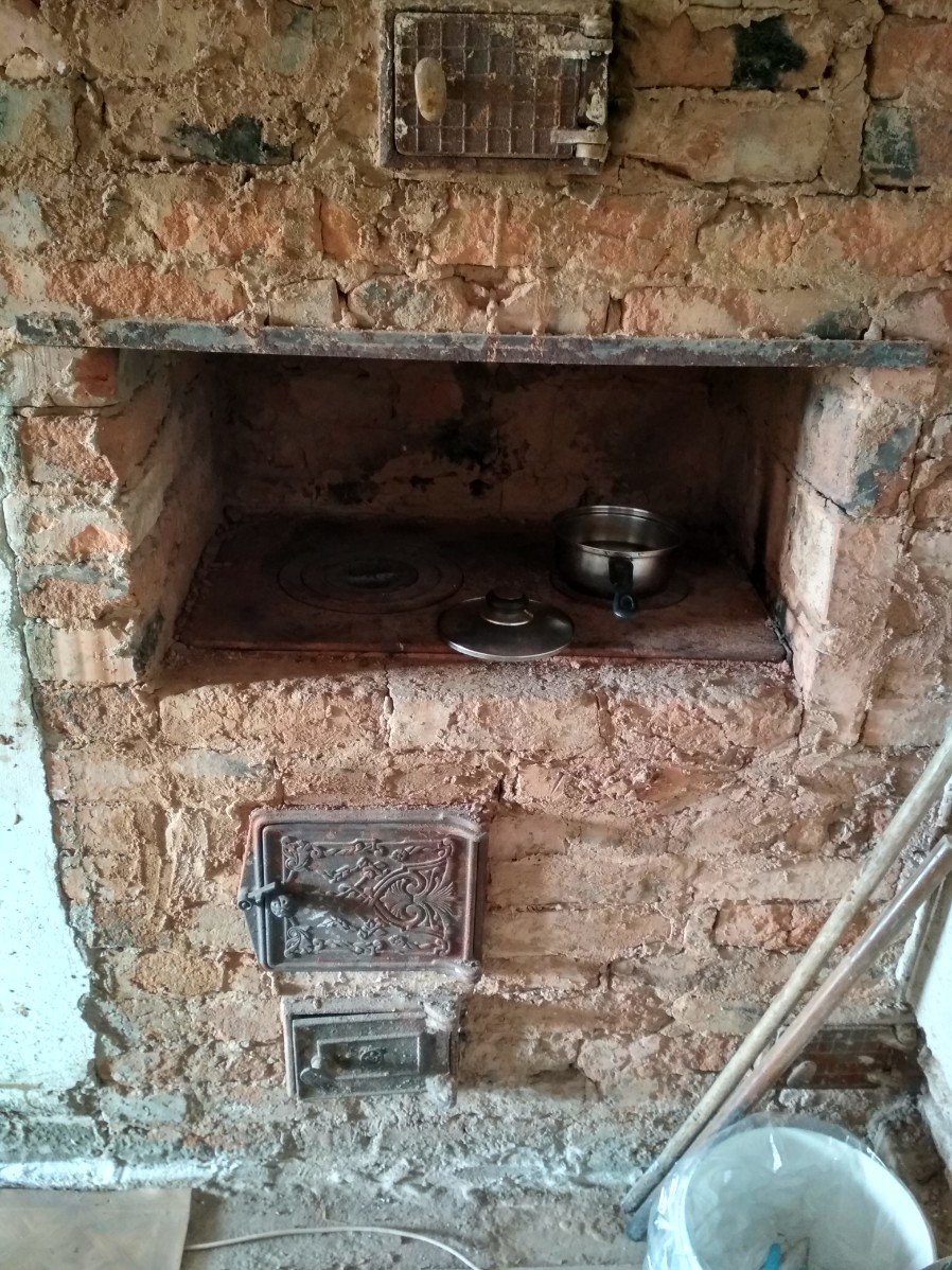 Переделка печи в камин