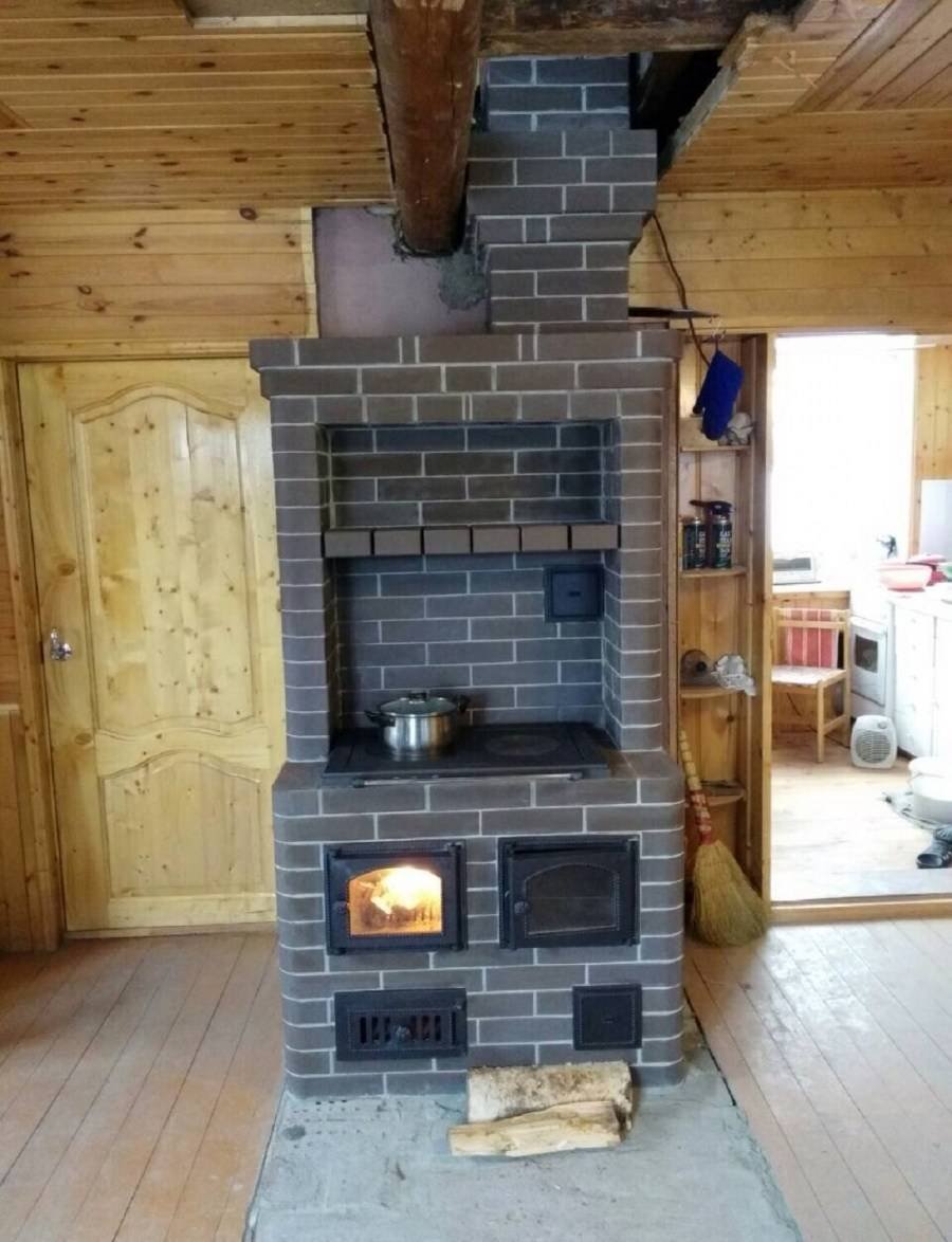 Переделка печи под камин