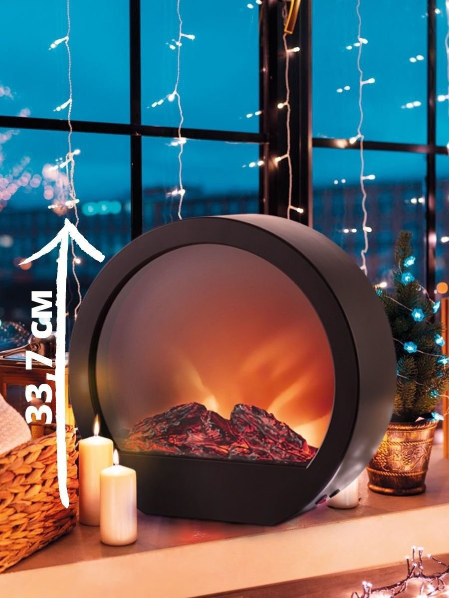 Светильник artstyle декоративный светодиодный светильник мини камин