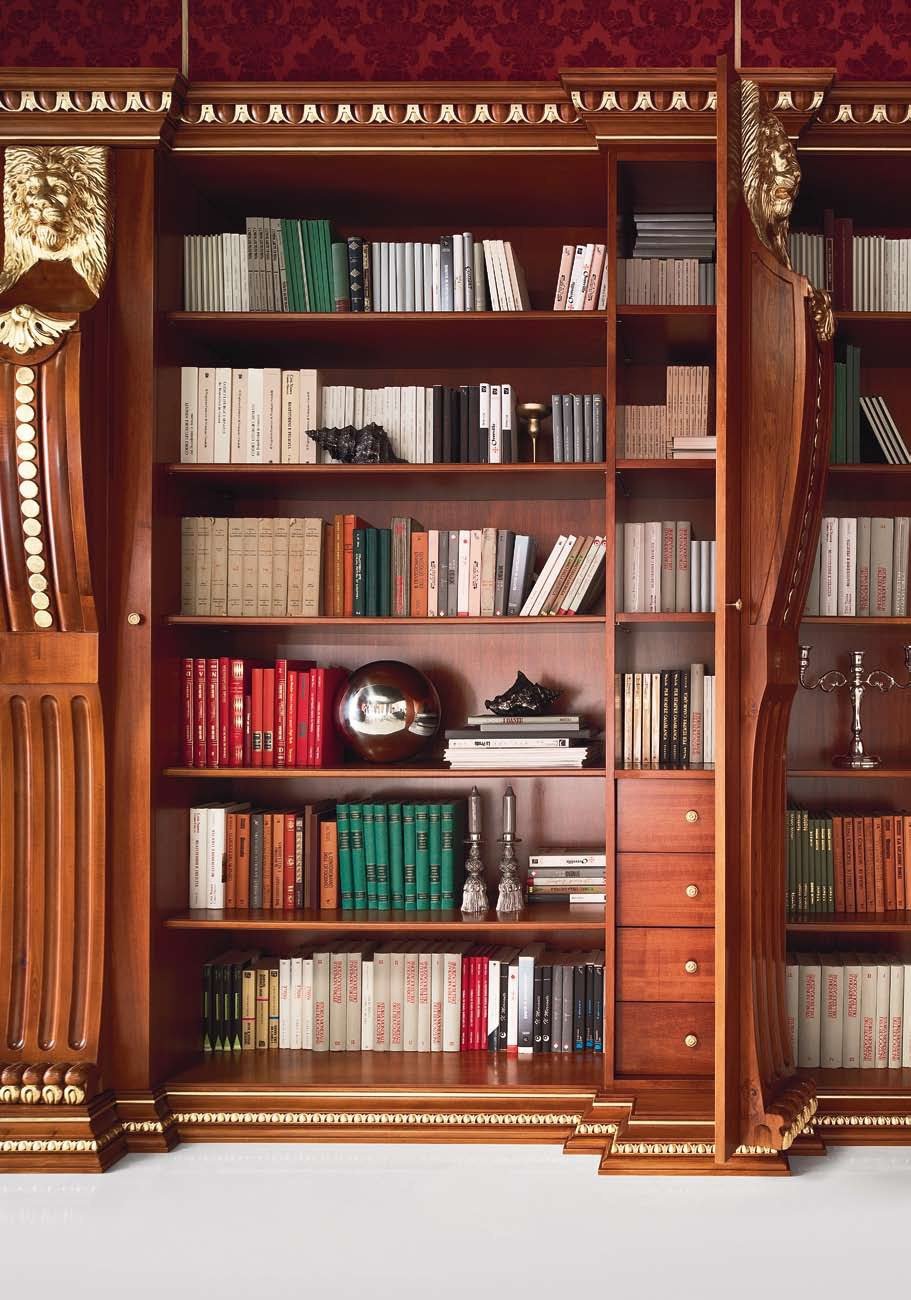 Шкаф библиотека