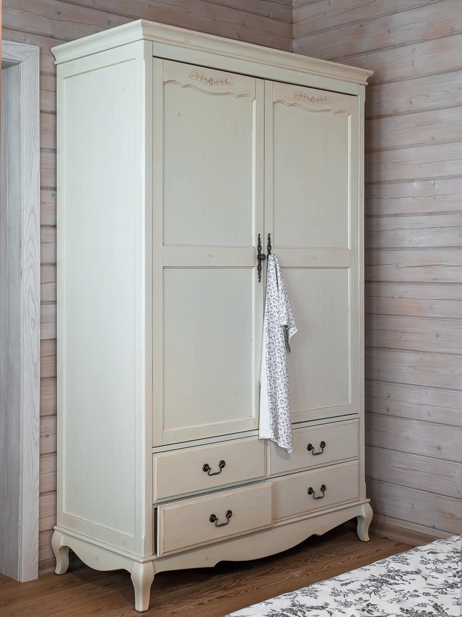 St9327kr-2 платяной шкаф на ножках с ящиками Belveder