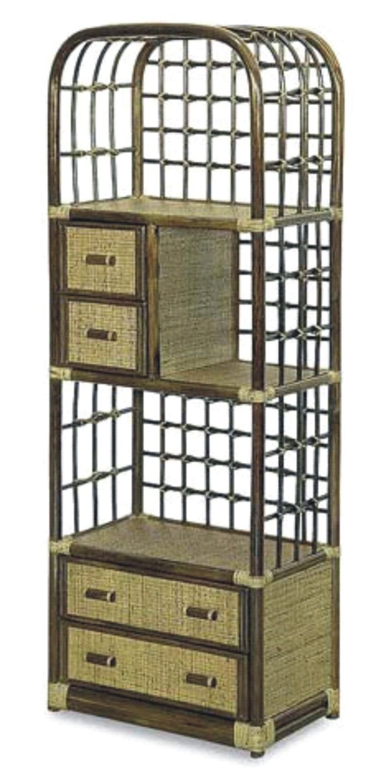 Этажерка из ротанга Calamus Vinotti