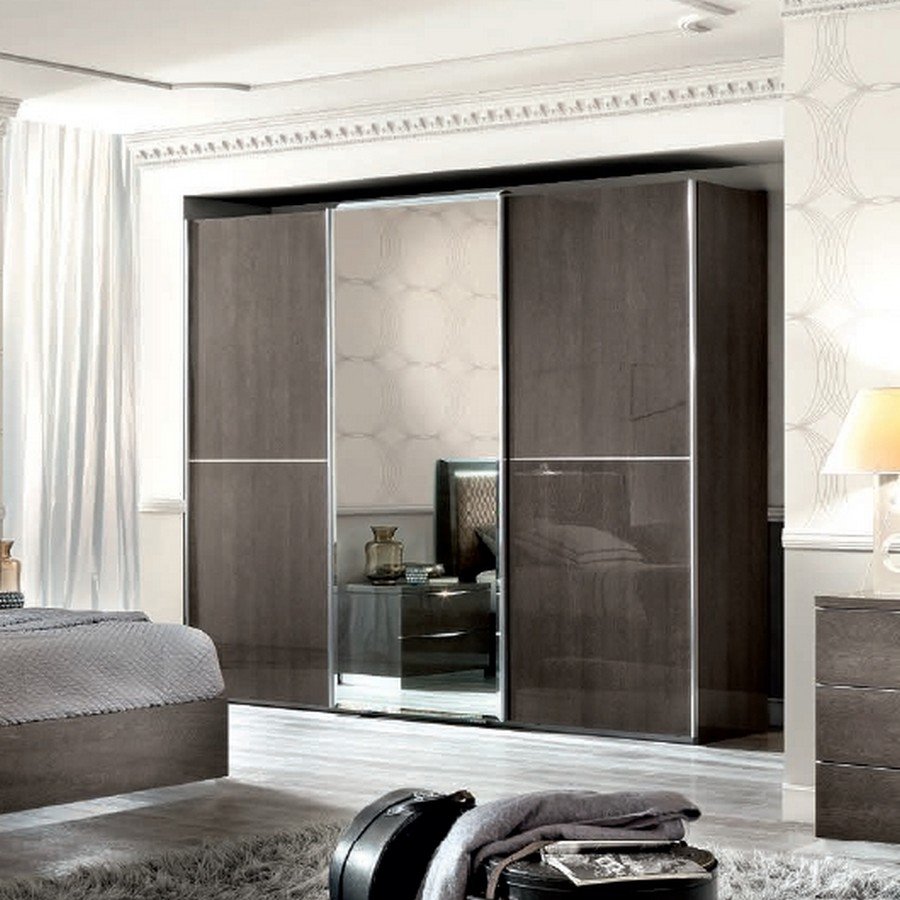 Шкаф прихожая "Неоклассика" цвет патина