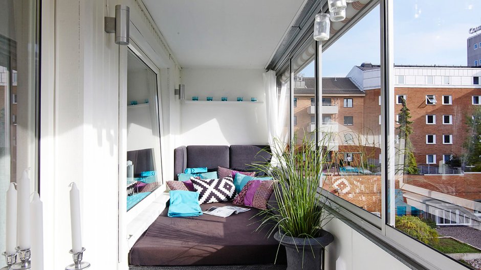 Спальное место на балконе