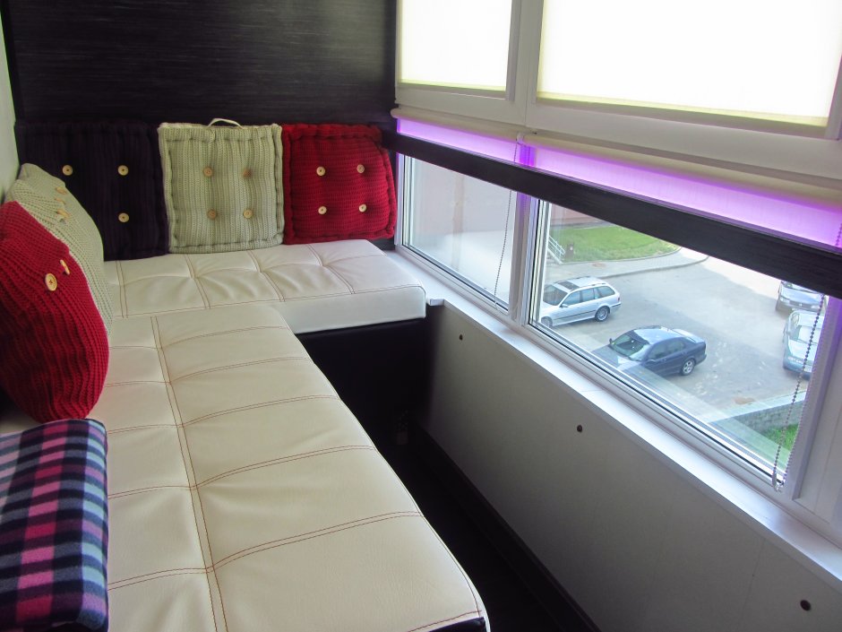 Балкон со спальным местом