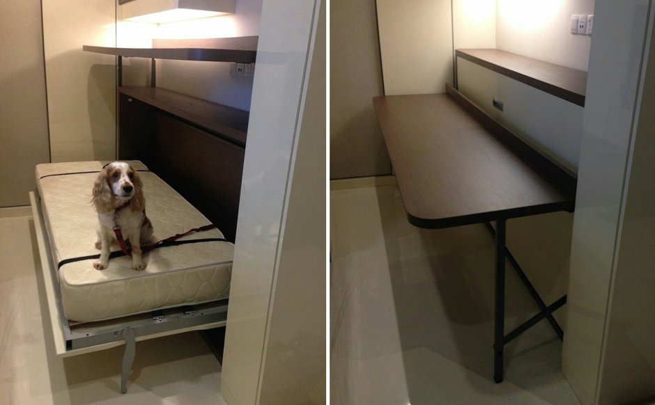 Откидная кровать на лоджии