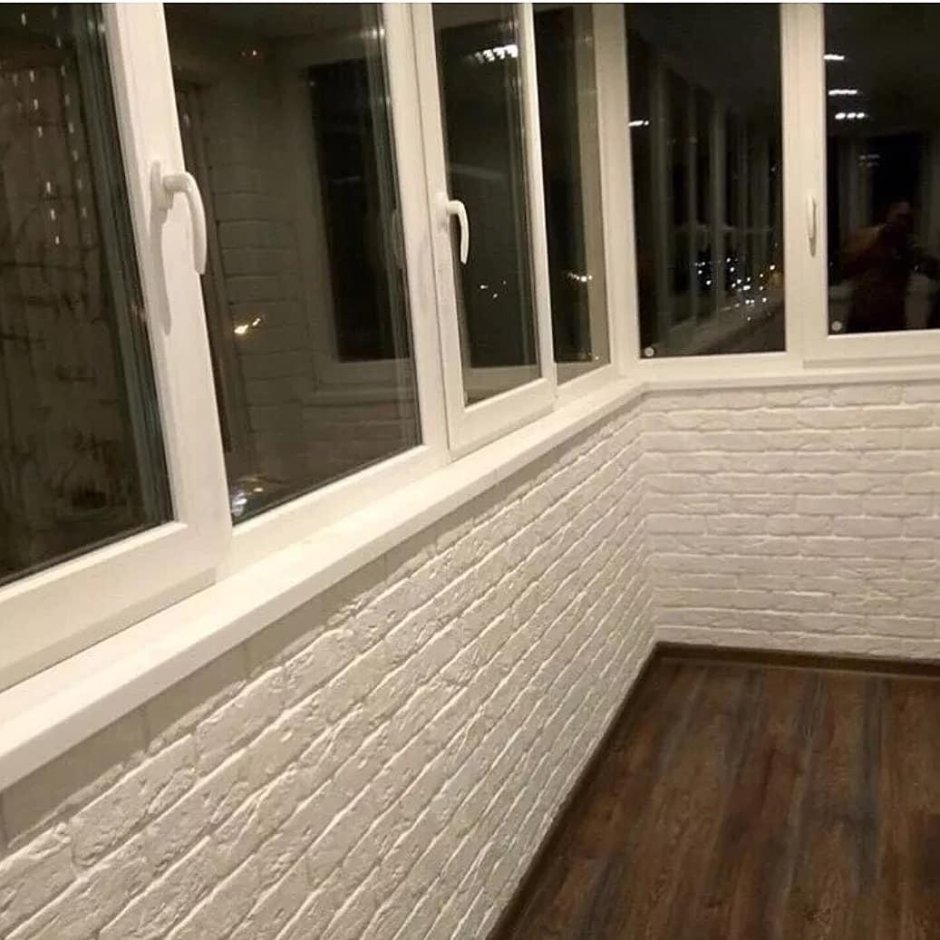 Отделка балкона плиткой